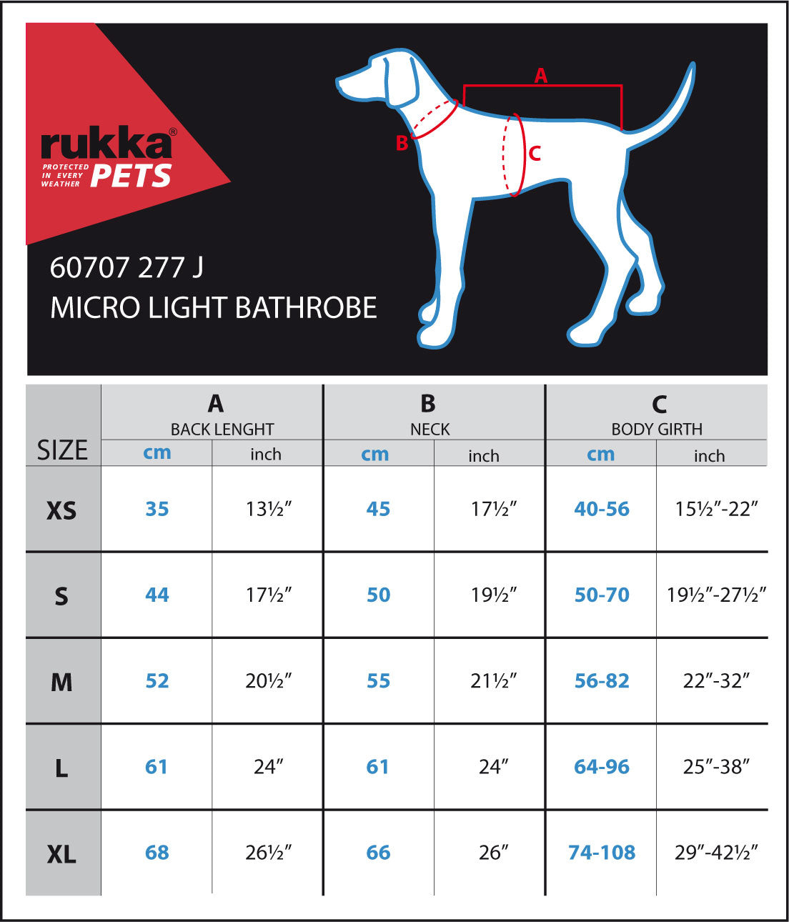 Rukka Micro light Bademantel